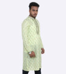 Men’s Premium Quality jamdani fabric Semi Long Panjabi